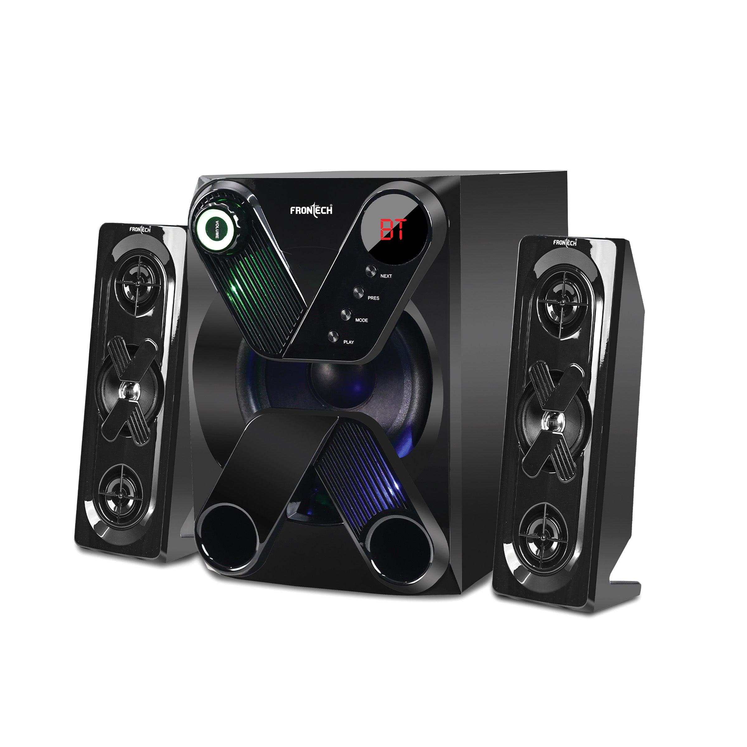 Frontech 2.1 Channel Bluetooth Speaker System (SW-0143) Frontech 2.1 Channel Bluetooth Speaker System (SW-0143)